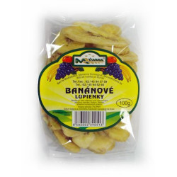  Banánové lupienky 100g - banány sú vhodné pri žalúdočných a črevných kataroch ako dietetikum, ktoré nedráždi sliznicu. Užívajú...