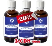 3x AQUA CDS2 je Oxid chloričitý 0,3%...