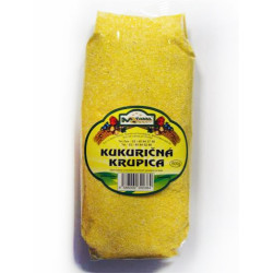  Kukuřičná krupice 500 g - se získává mletím kukuřičných zrn, můžeme z ní připravit kaši nebo placky.
﻿ 