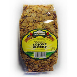  Sójové vločky 250g - obsahují bílkoviny, uhlohydráty, minerální látky, rostlinné tuky. Výborně chutnají samotné nebo v...