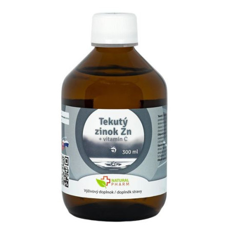 Tekutý zinek Zn + vitamín C 300ml