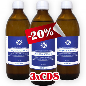 3x CDS2 - Oxid Chloričitý 0,3% (500ml)