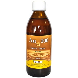 Koloidní zlato Au100 300 ml 10 ppm