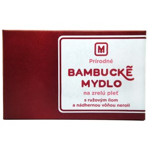 Bambucké mýdlo s růžovým jílem 105g