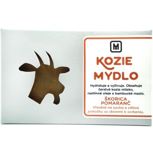 Kozí mýdlo - SKOŘICE & POMERANČ 110g