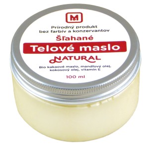 Šlehané tělové máslo: NATURAL 100ml