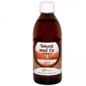 Tekutá měď Cu + Vitamin C 300 ml