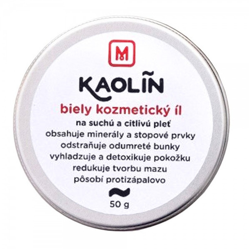 Přírodní kosmetický jíl Kaolín - bílý