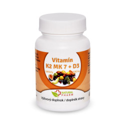 Vitamin K2 MK-7 + D3 tablety 100 ks