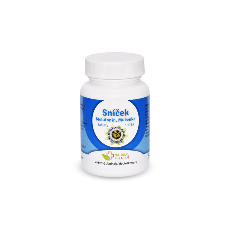 Sníček Melatonin Mučenka tablety 100 ks