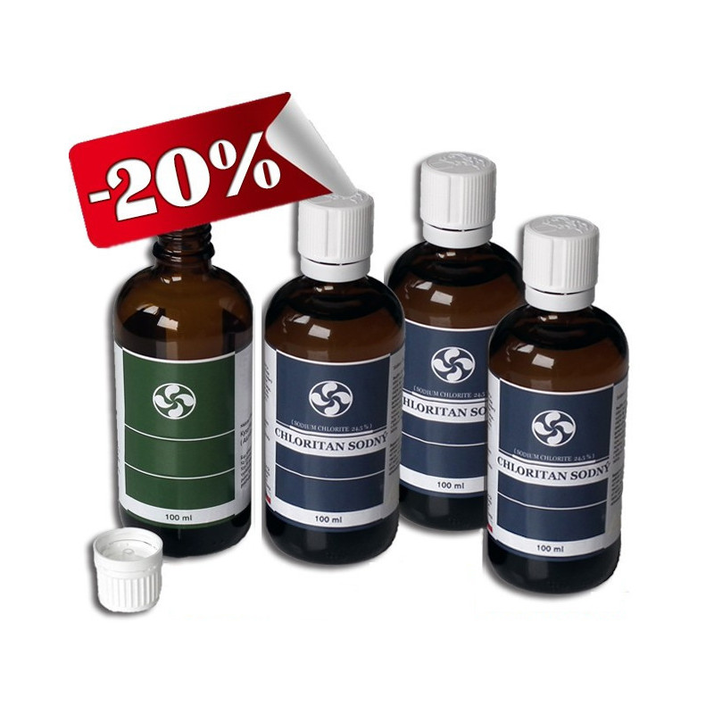 3x Chloritan sodný 100ml