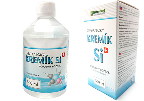 Organický křemík - koloidní roztok křemíku Organický křemík - koloidní roztok