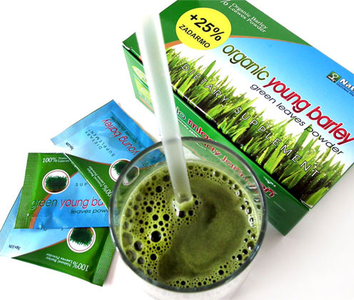Mladý ječmen detox, životabudič a smoothie
